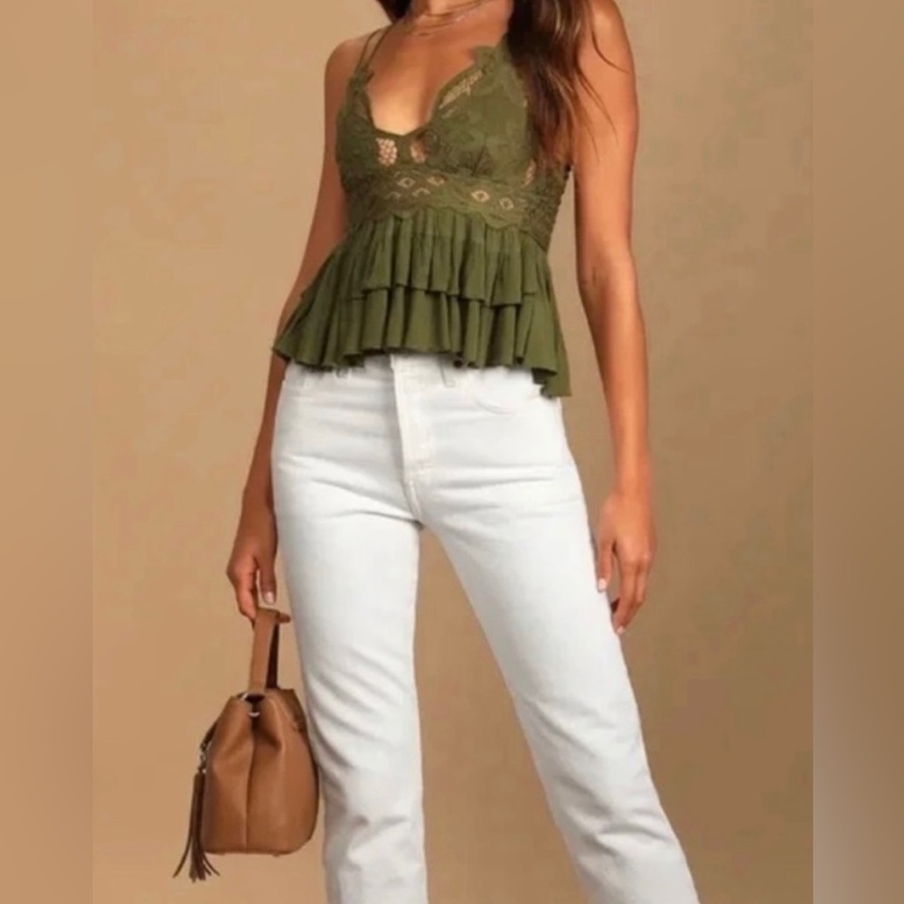 NWT Free People Olive Adella Cami Size S - Picture 2 of 6